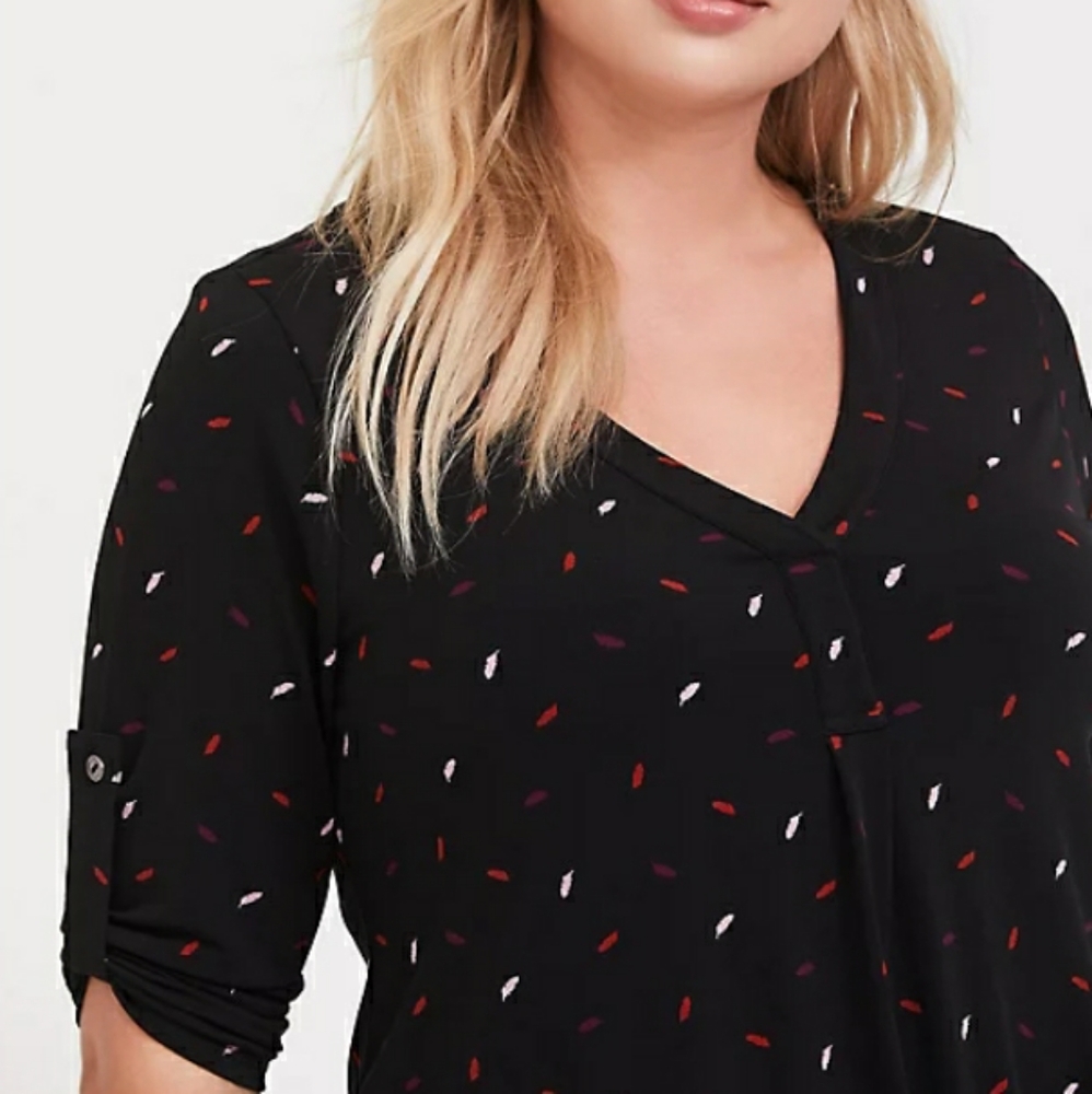 Harper knit pullover blouse